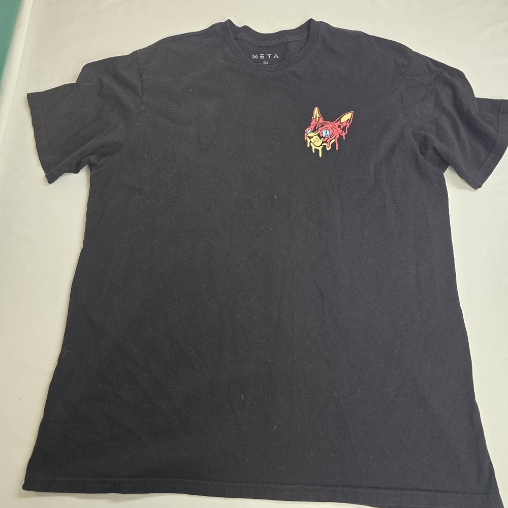 Meta Ugly Ugly Ugly Streetwear Cat Graphic Tee XXL